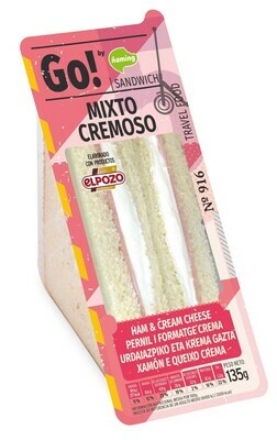 Sandwich mixto cremoso GO! ÑAMING.