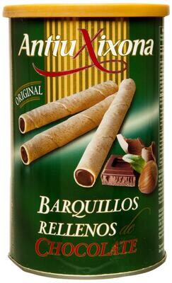 Barquillos Rellenos de Chocolate Antiu Xixona