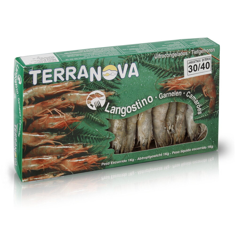 Langostino crudo 30/40.
