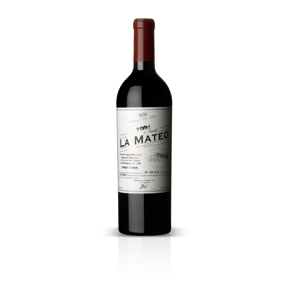 Vino tinto D.O. Rioja LA MATEO, 75 cl.