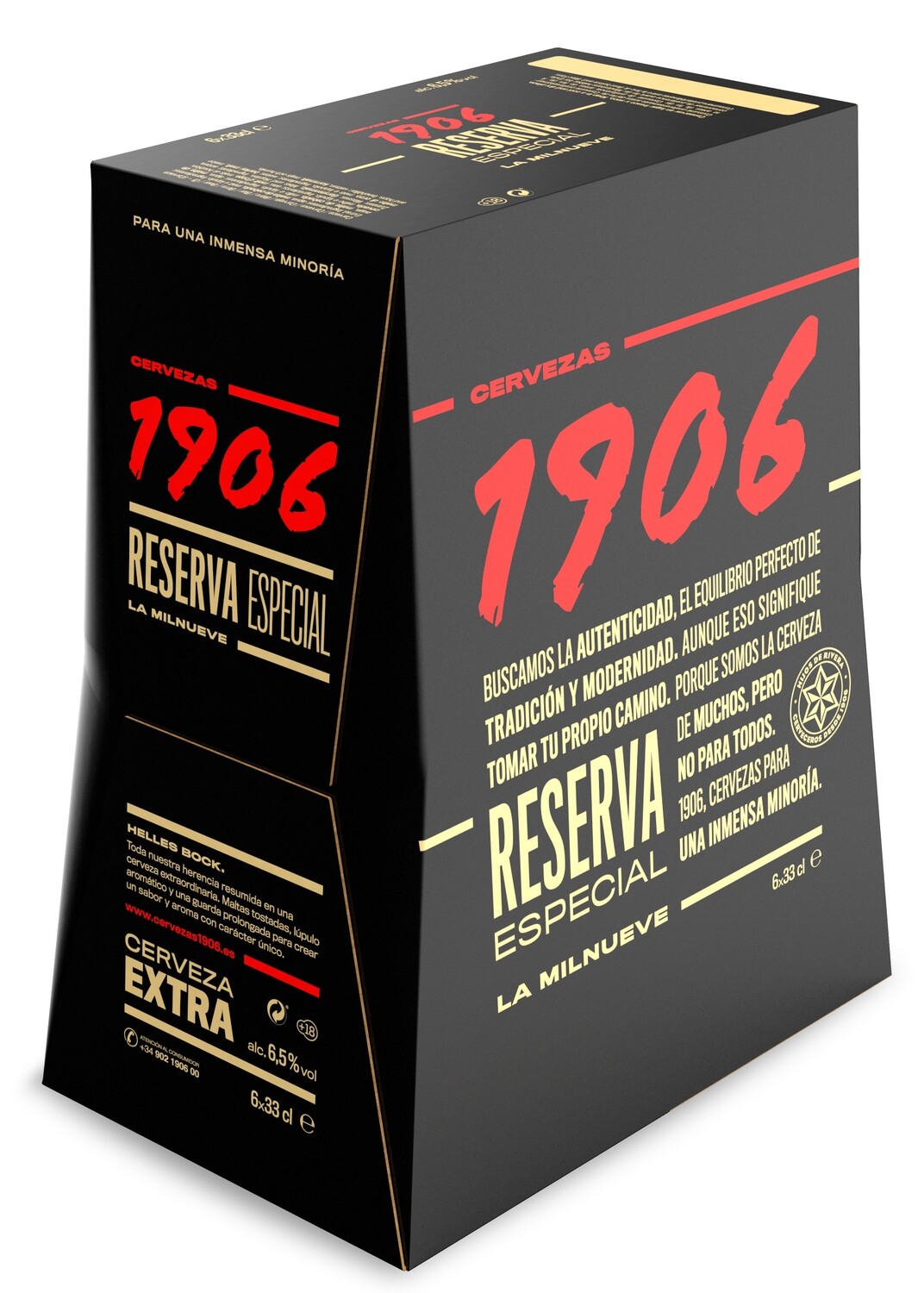 Cerveza 1906 reserva especial LA MILNUEVE.