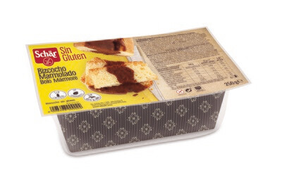 Bizcochos marmoreo SCHÄR sin gluten.