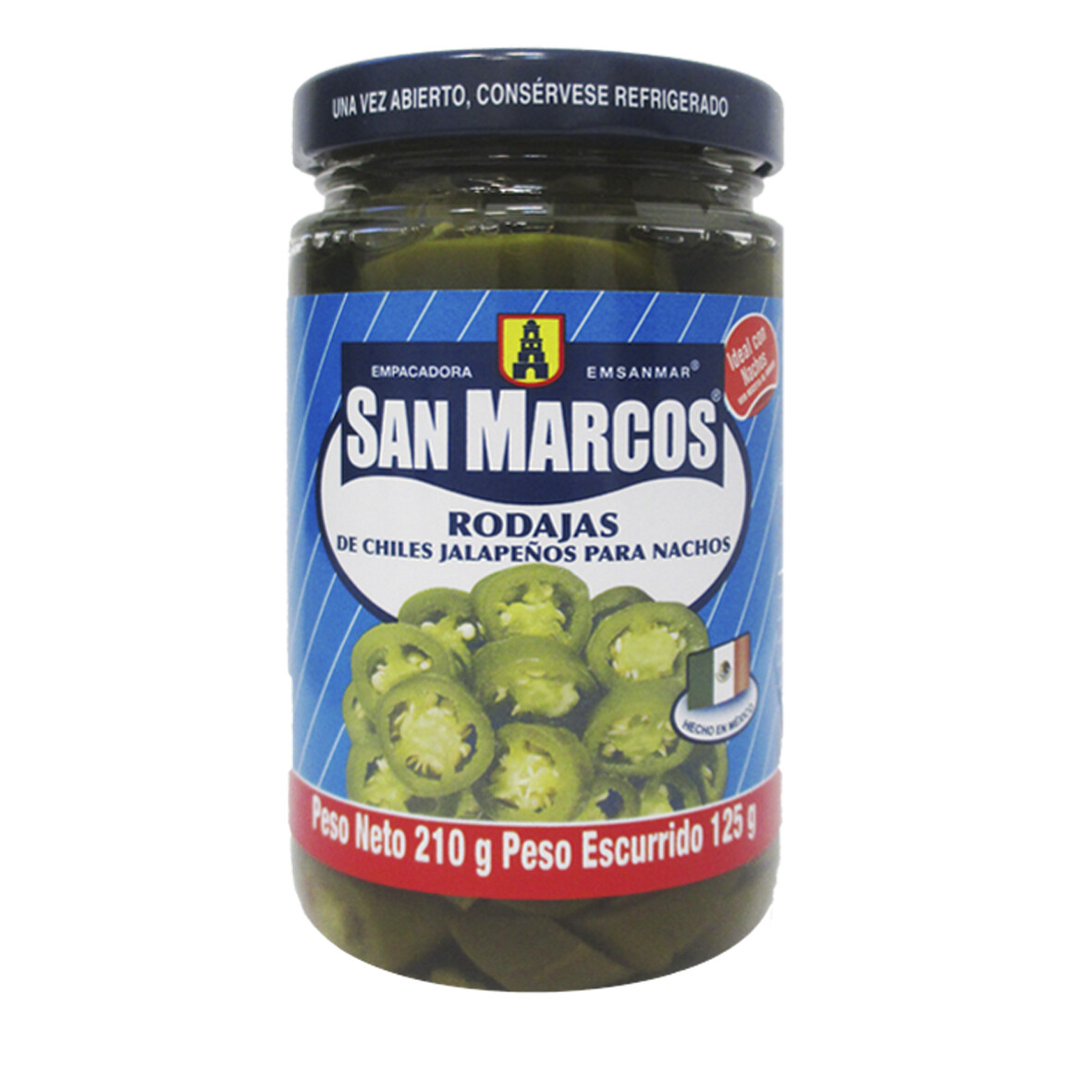 Rodajas de jalapeños SAN MARCOS.
