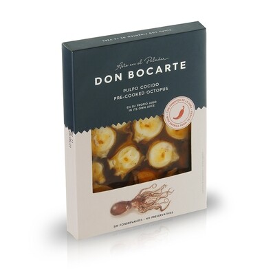 Pulpo en su propio jugo con pimentón de la vera DON BOCARTE.