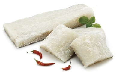 Lomos de bacalao FAROE curado.