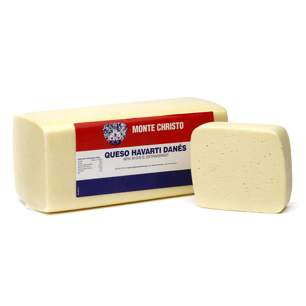 Queso Havarti danés.