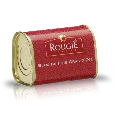 Bloc de foie gras d&#39;Oie ROUGIÉ (145 gramos).