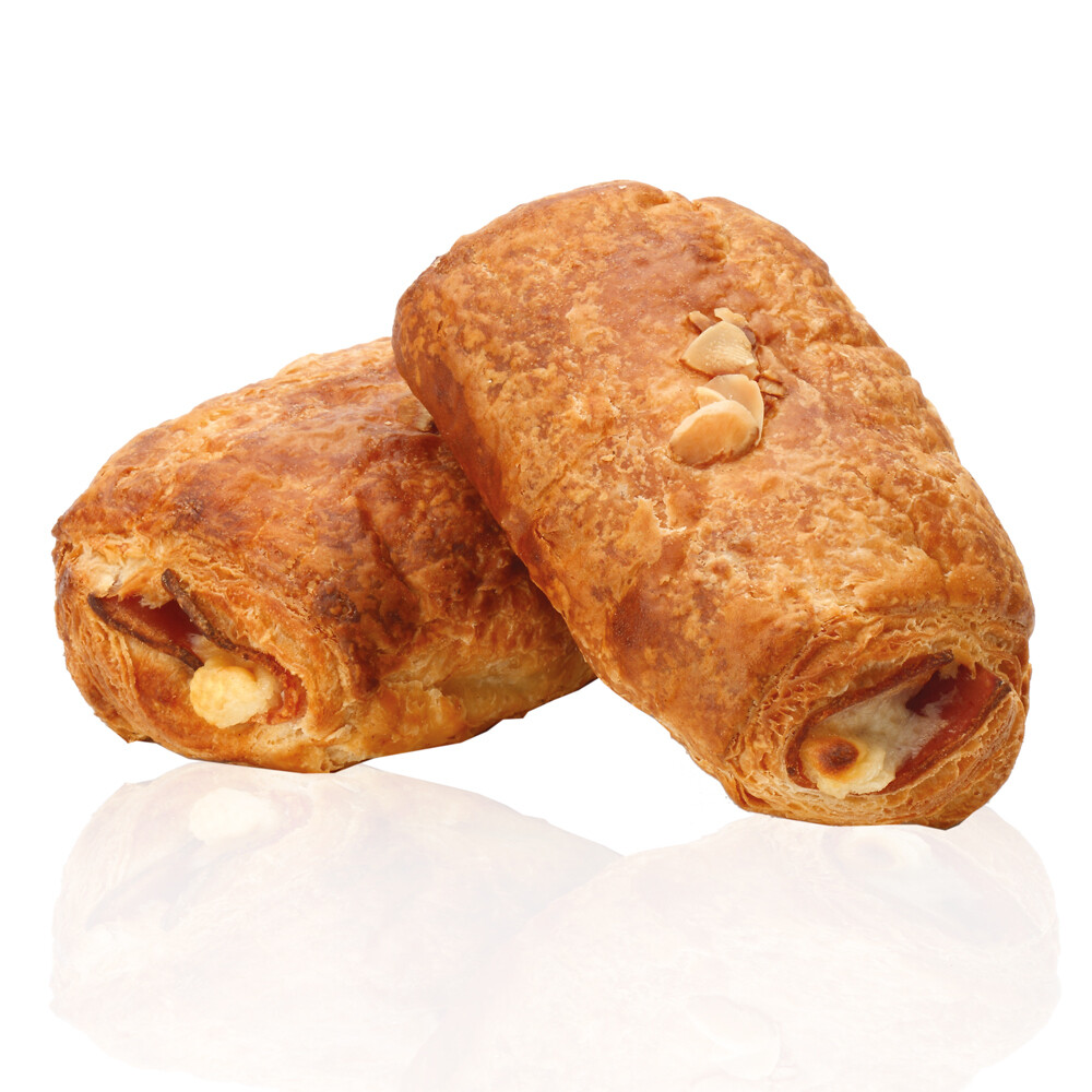 2 Napolitanas de jamón y queso.