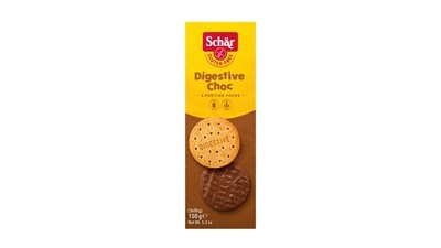 Galletas bañadas en chocolate con leche SCHÄR 3x50g.