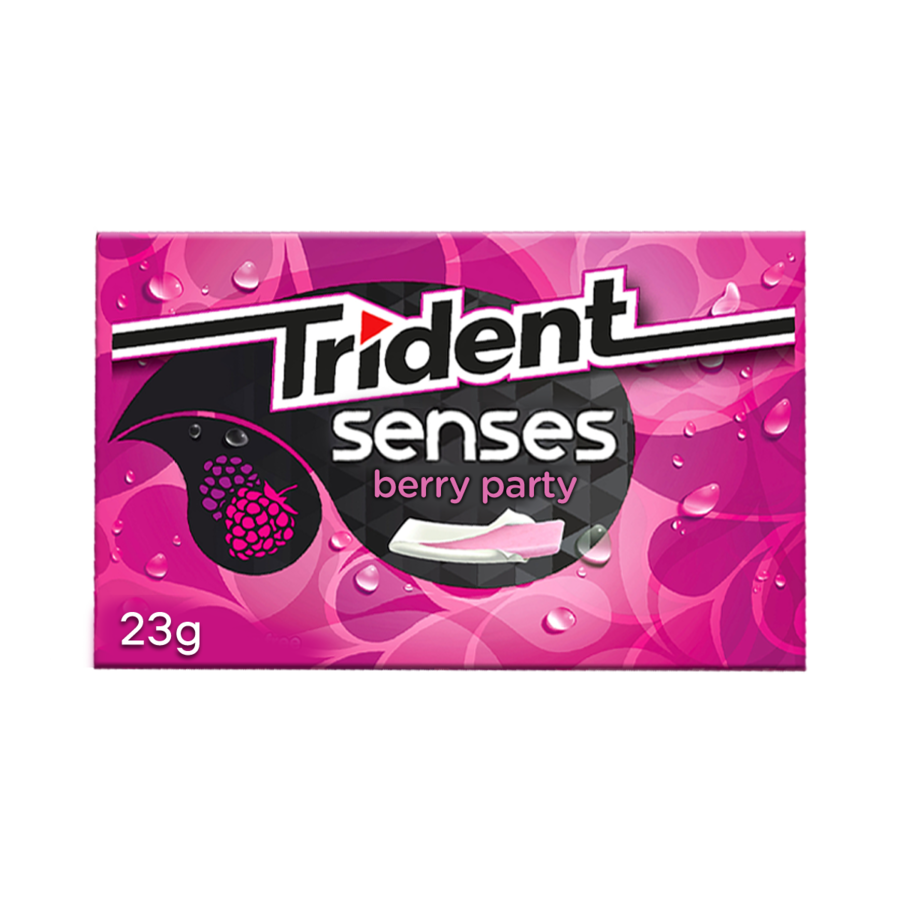Chicles TRIDENT Senses Berry Party  Flavour