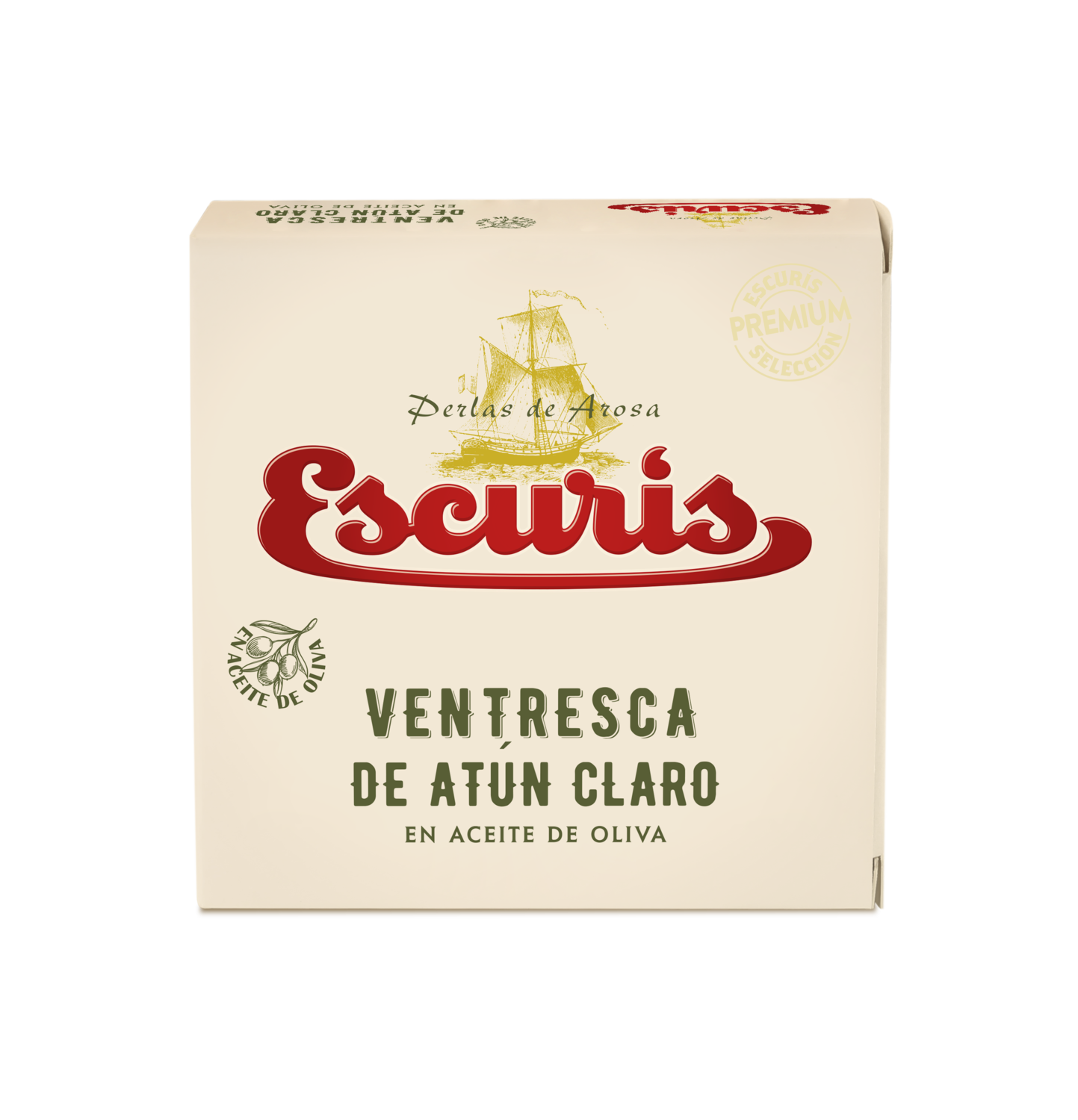 Ventresca de atún claro en aceite de oliva ESCURIS