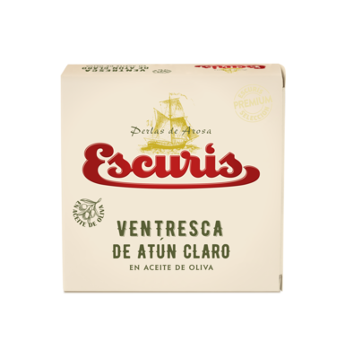 Ventresca de atún claro en aceite de oliva ESCURIS