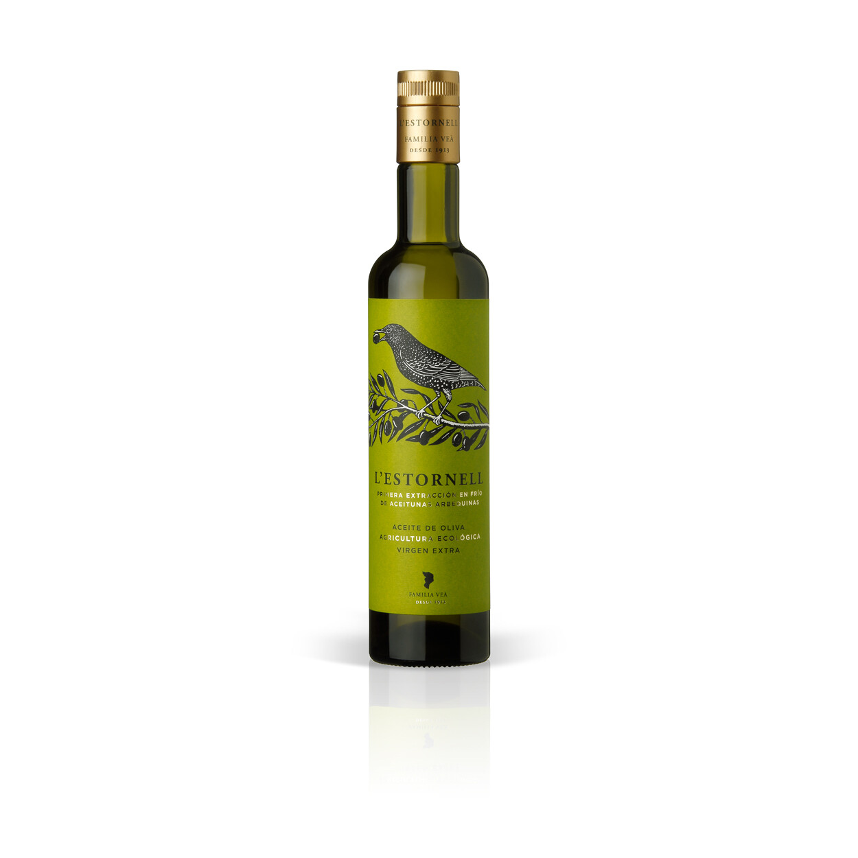 Aceite de oliva virgen extra de agricultura ecológica L&#39;ESTORNELL.