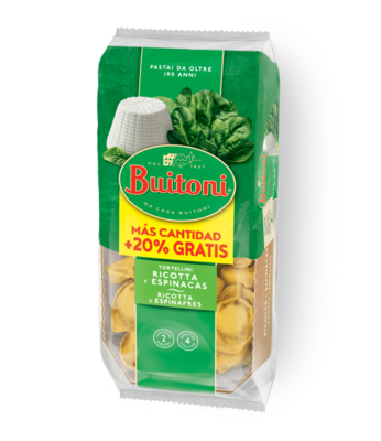 Tortellini de ricotta y espinacas BUITONI.