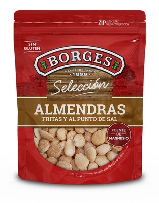 Almendras fritas y saladas selección BORGES.