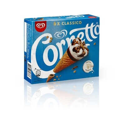 Cono de helado clásico CORNETTO 6 ud.