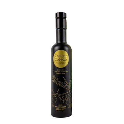 Aceite de oliva picual virgen extra de selección temprana ORO DE CÁNAVA.