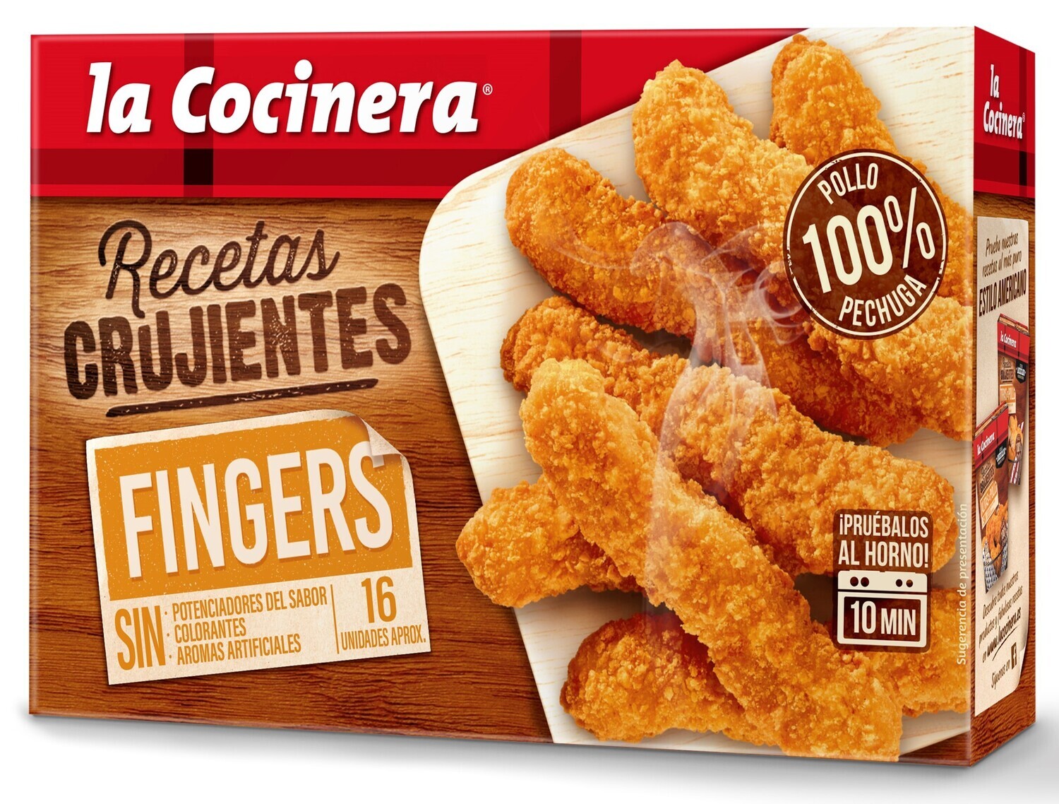 Fingers de pollo LA COCINERA 16 uds.