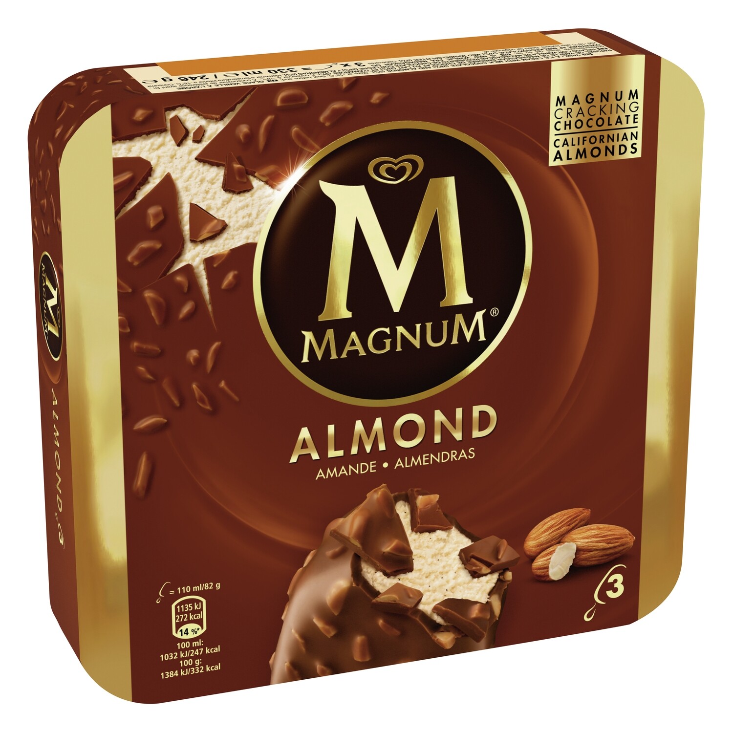 Magnum Almendra 3 Uds