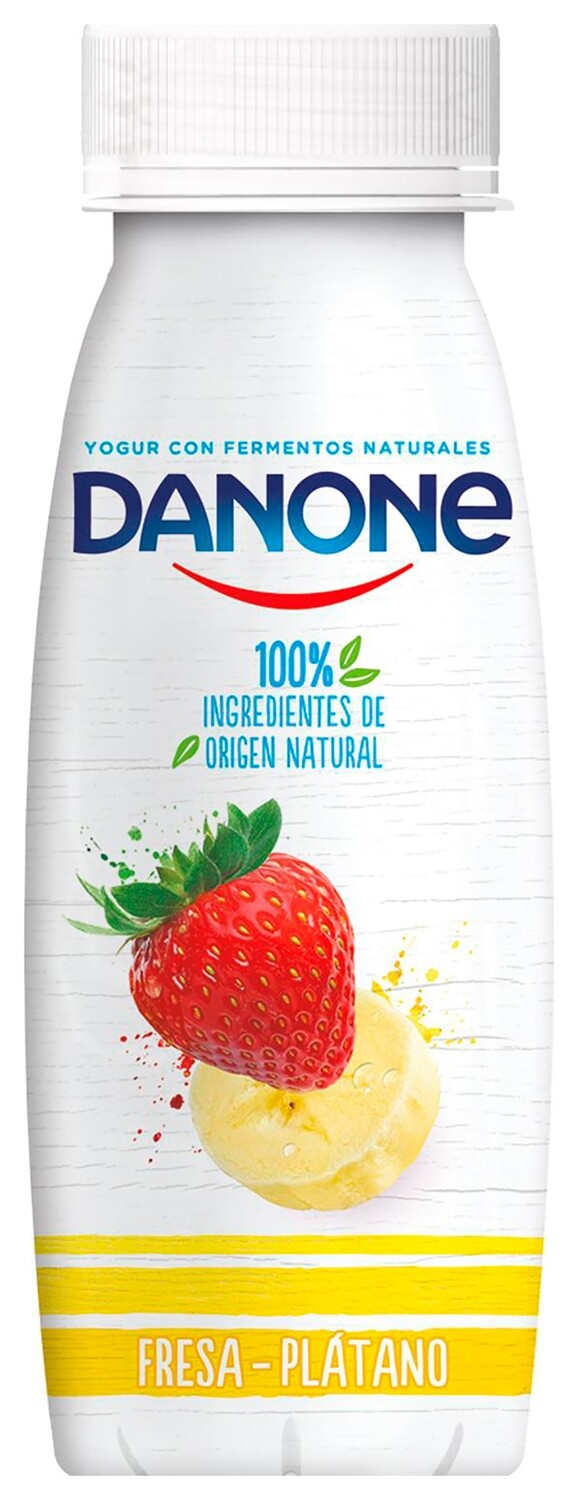 DANONE para beber fresa-plátano 245 g.