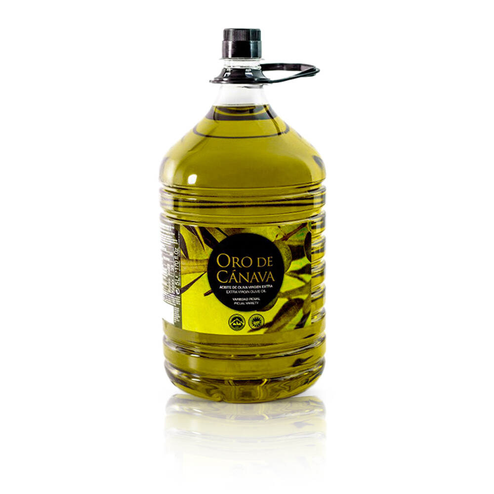 Aceite de oliva virgen extra ORO DE CÁNAVA (5 litros).