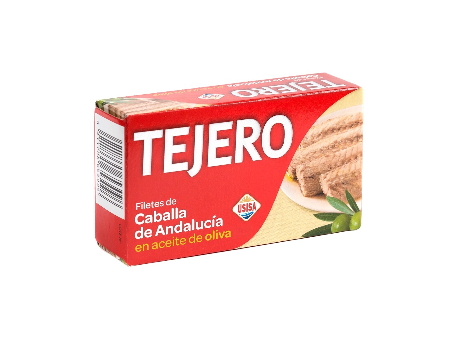 Filetes de caballa de Andalucía en aceite de oliva TEJERO 120 g.