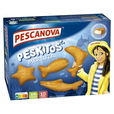 Peskitos de merluza PESCANOVA 10 Uds.