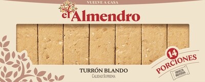 Turrón blando porciones EL ALMENDRO 420 g.