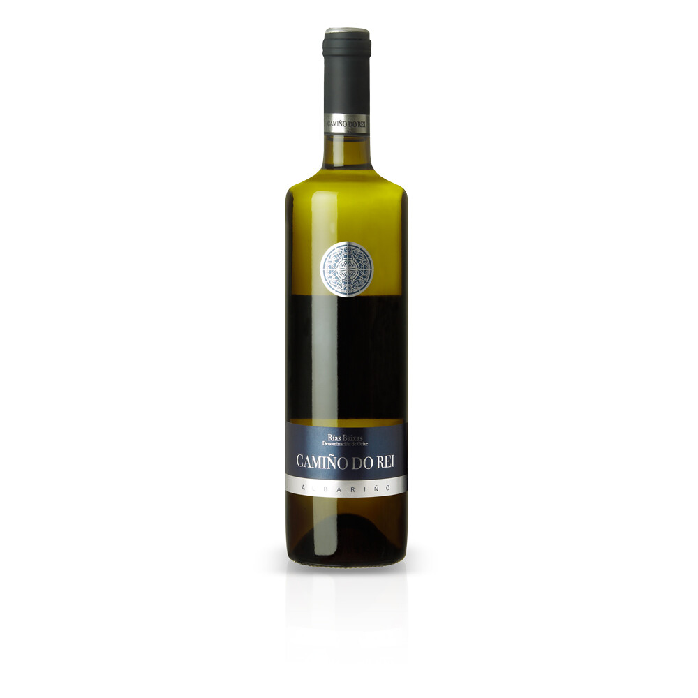 Vino blanco albariño D.O. Rías Baixas CAMIÑO DO REI, botella de 75 cl.
