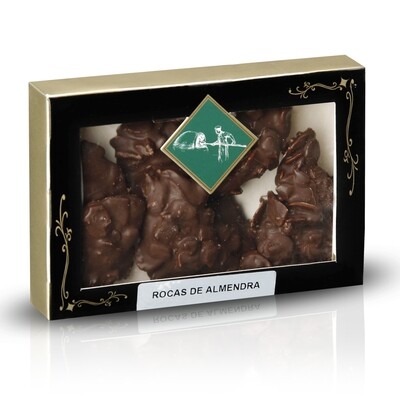 Rocas de chocolate y almendras LA ANTIGUA DE LEÓN 130 g.