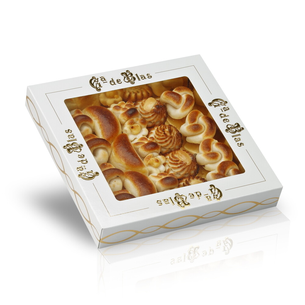 Mazapán artesano GARCÍA DE BLAS, estuche de 300 g.