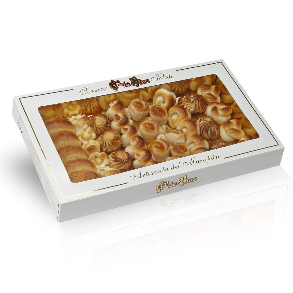 Mazapán artesano GARCÍA DE BLAS, surtido de 650 g.