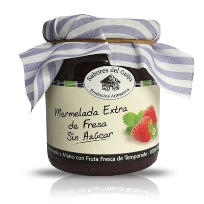 Mermelada extra artesana de fresa sin azúcar SABORES DEL GUIJO