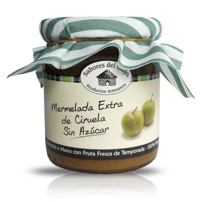 Mermelada extra artesana de ciruela sin azúcar SABORES DEL GUIJO