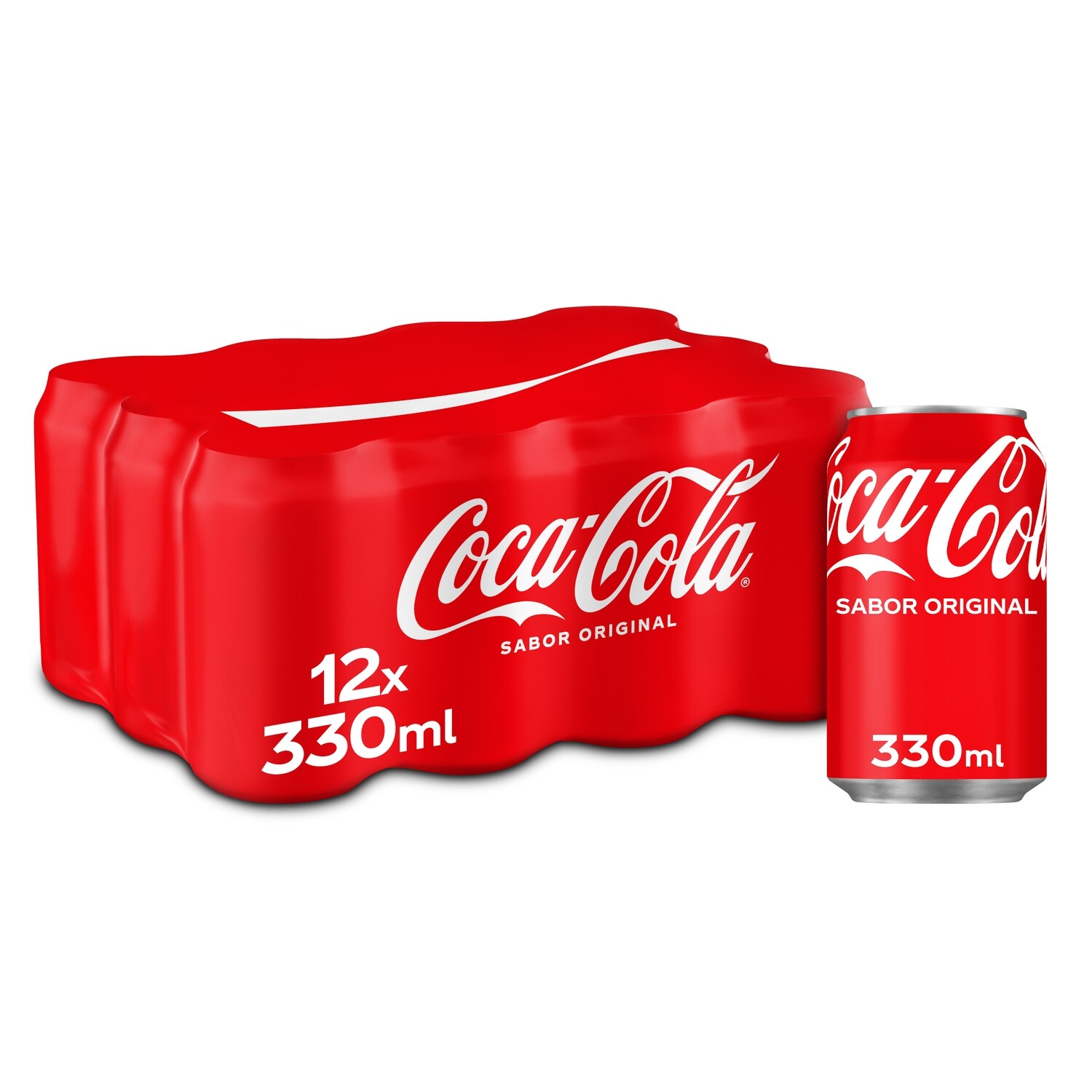 COCA COLA en lata (pack 12).