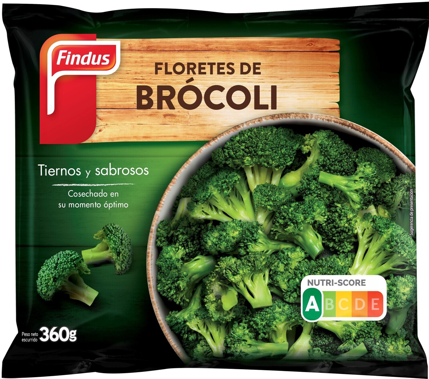 Floretes de brócoli FINDUS 360 gr.
