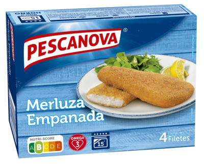 Filetes de merluza empanada PESCANOVA 4 filetes