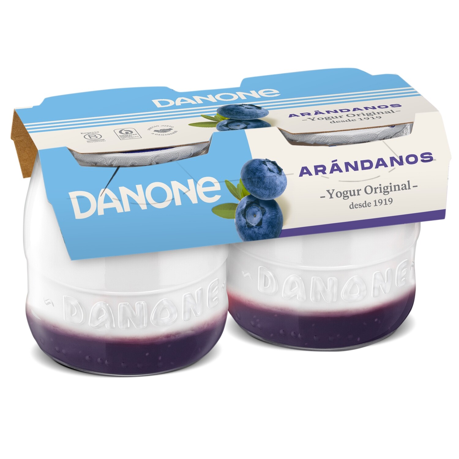 Danone original arándanos DANONE 2x130 gr.