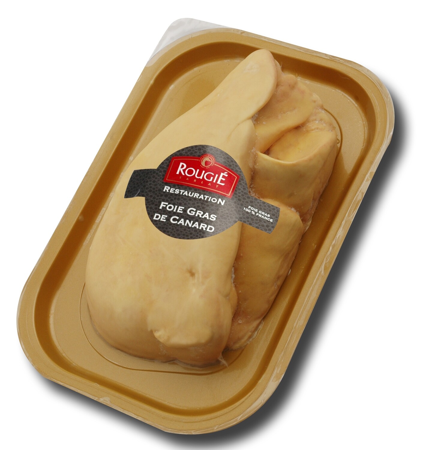 Foie de pato ultracongelado.