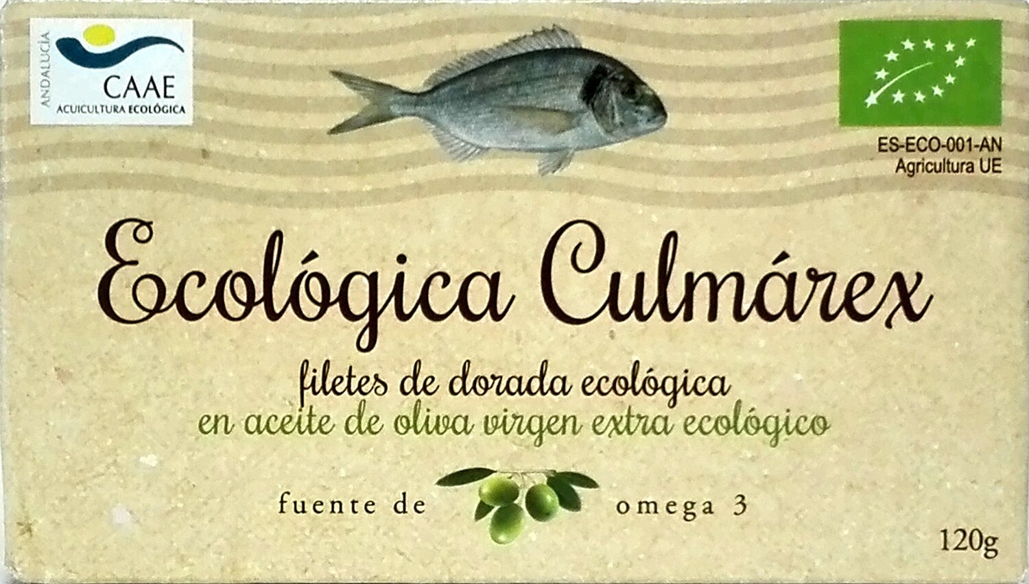 Filetes de dorada ecológica CULMAREX 125 g.