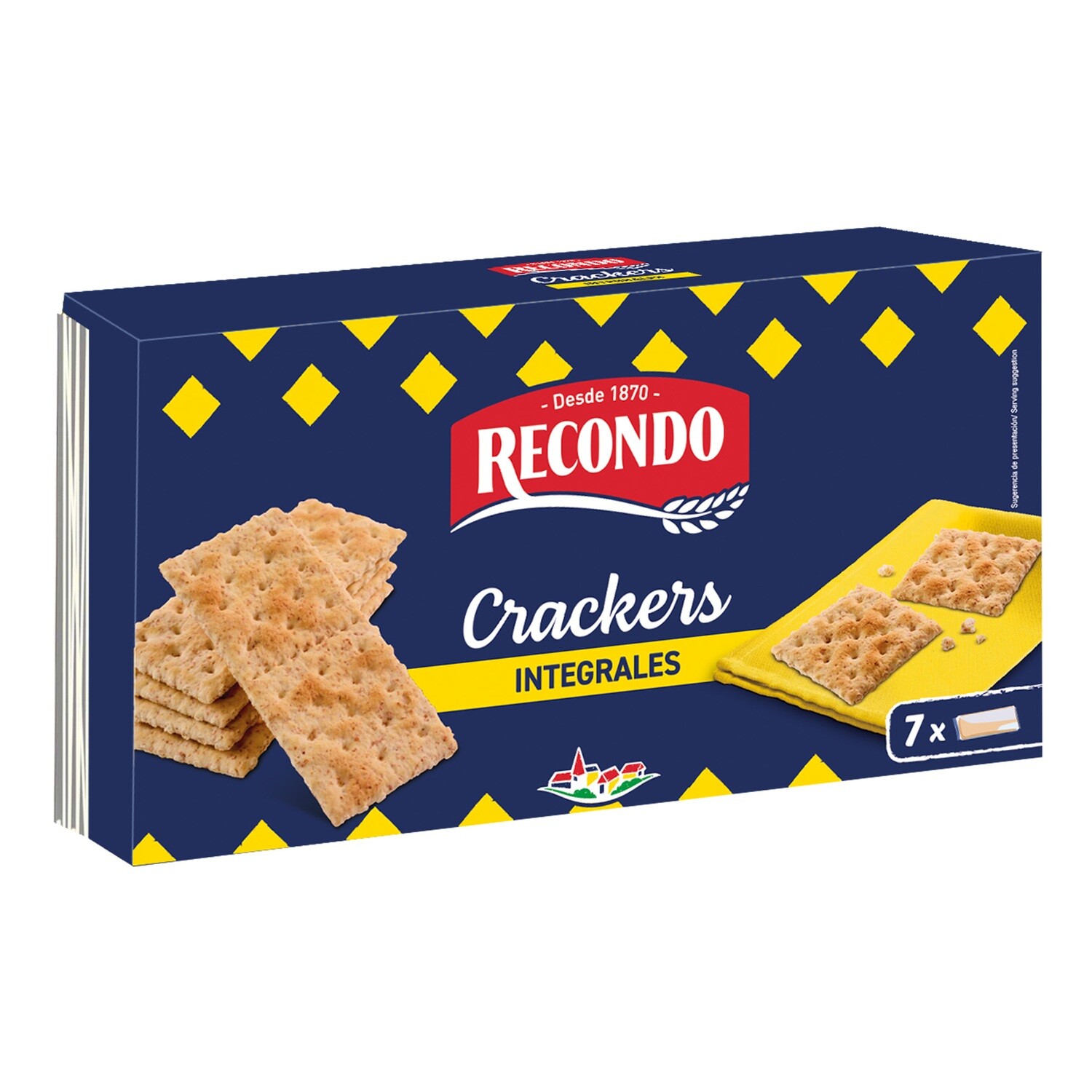 Crackers integrales RECONDO 250 gr.