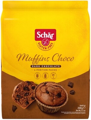 Muffins choco sin gluten SCHÄR 260 gr.