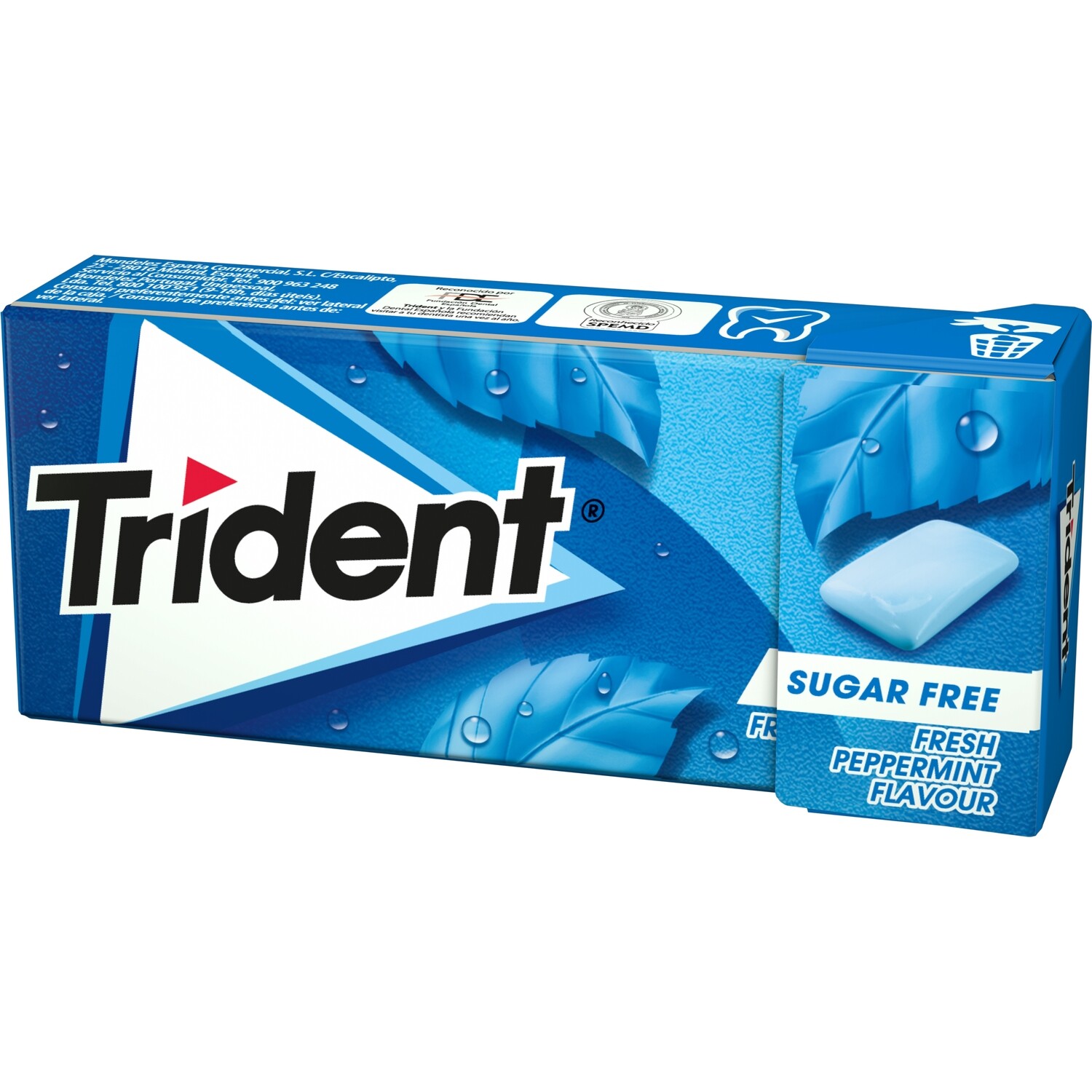 Trident fresh chicle menta s/a 14 gr.