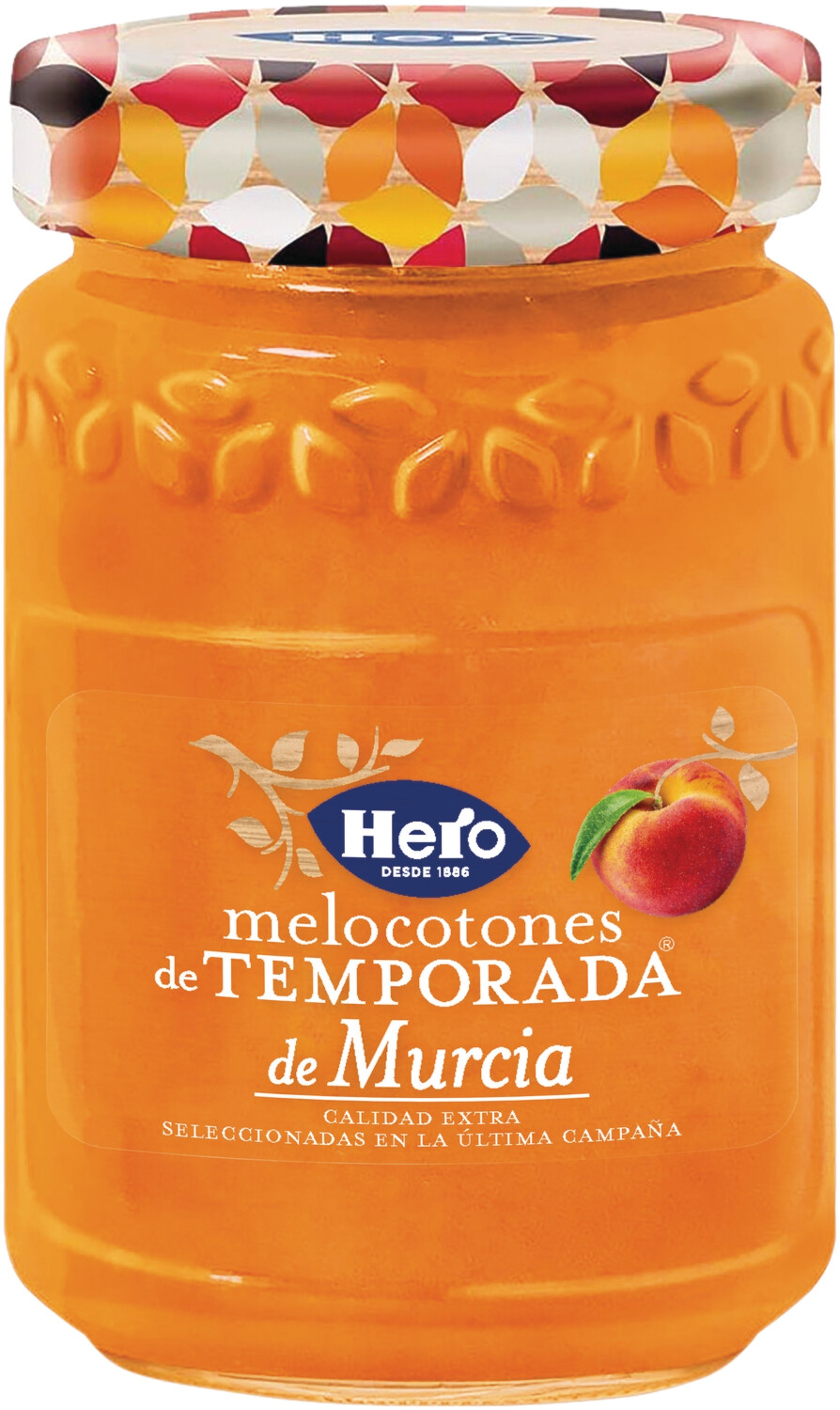 Mermelada melocotón HERO TEMPORADA 350 gr.