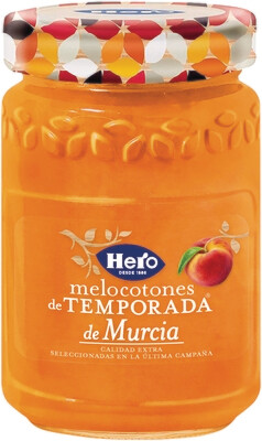Mermelada melocotón HERO TEMPORADA 350 gr.