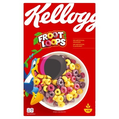 Cereales infantiles froot loops KELLOGG&#39;S 375 g.