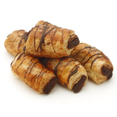 Mini napolitana de chocolate.