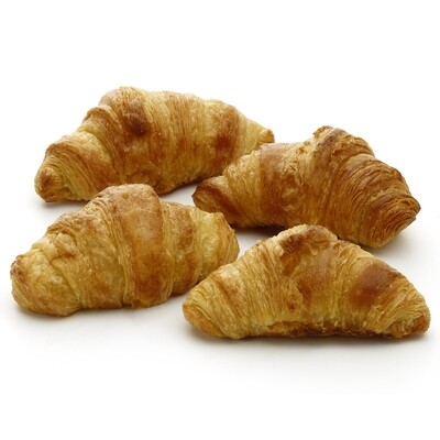 Mini croissant artesano de chocolate o mantequilla.