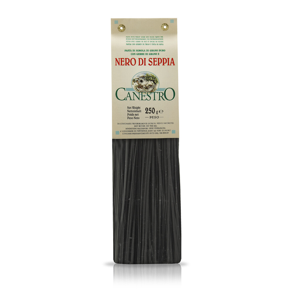 Spaghetti al nero di sepia CANESTRO, 250 g.