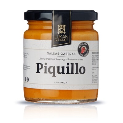 Salsa vegana de piquillos LUKAN.